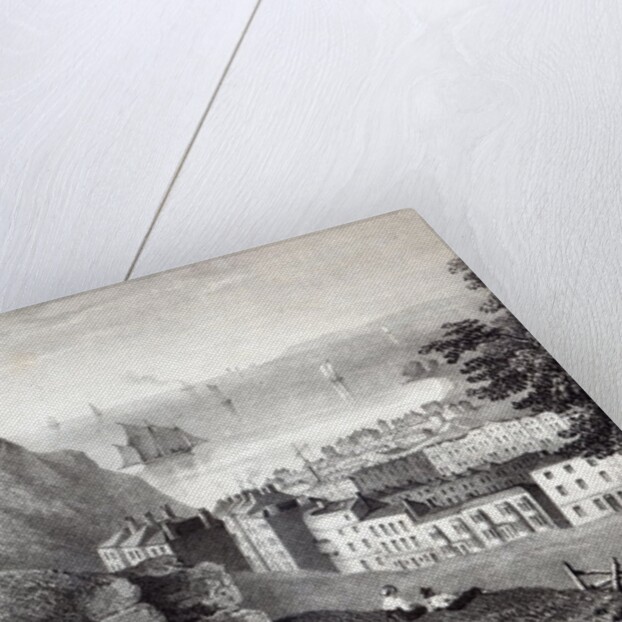 Hastings Castle from the Revd W. Wallinger's Plantation by Thomas (after) Ross