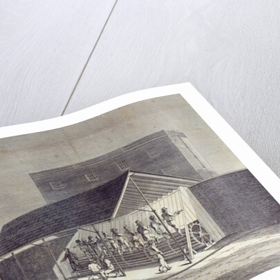 View of the Tread Mill for the Employment of Prisoners, erected at the House of Correction at Brixton, published by Gent. Mag., July 1822 by English School