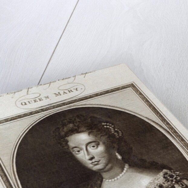 Queen Mary at Kensington Palace, engraved for Harrison's Edition of Rapin, published 8th January 1785 by Godfrey (after) Kneller