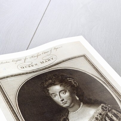 Queen Mary at Kensington Palace, engraved for Harrison's Edition of Rapin, published 8th January 1785 by Godfrey (after) Kneller
