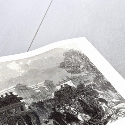 Funeral of Sergeant Brett, the Police Officer killed by the Fenians at Manchester by English School