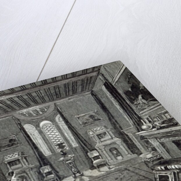 The Scarlet Drawing-room, Lansdown Tower by English School