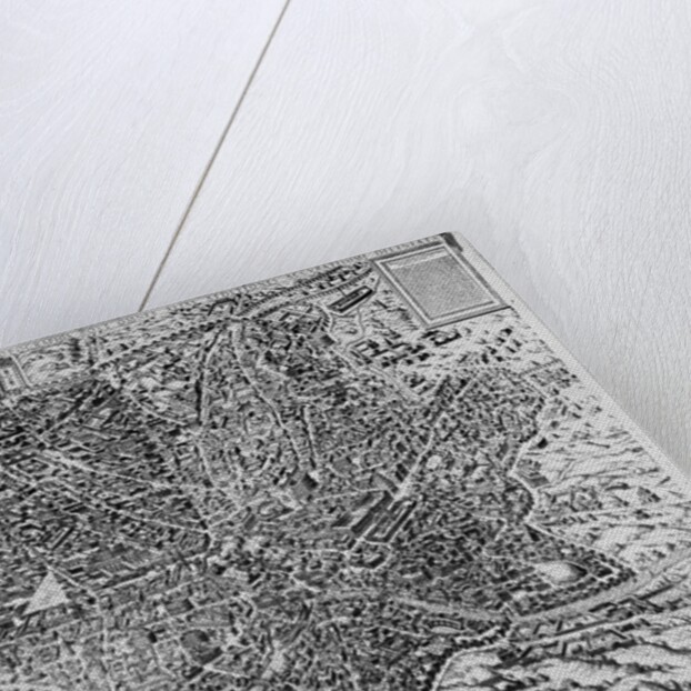 Map of Rome, 1579 by Mario Cartaro