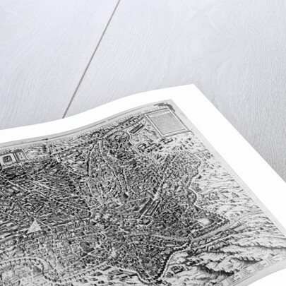 Map of Rome, 1579 by Mario Cartaro