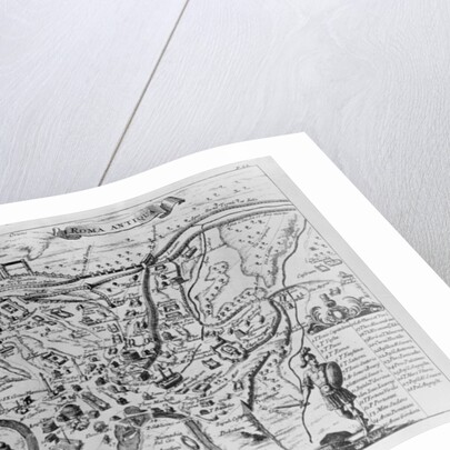 Map of Ancient Rome by English School