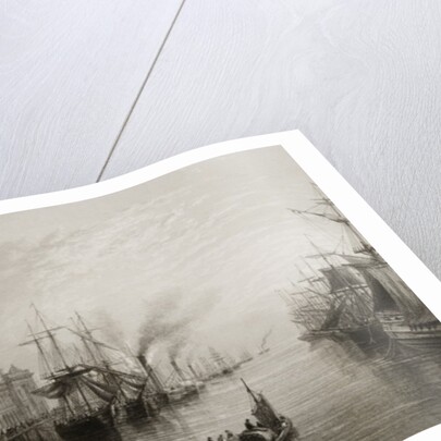 The Custom House, Dublin by William Henry (after) Bartlett