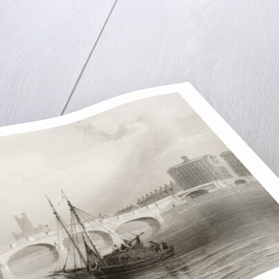 Wellesley Bridge, Limerick, Ireland by William Henry (after) Bartlett