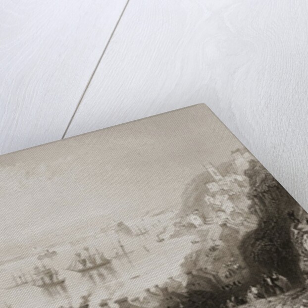 Cobh Harbour, Cork, Ireland by William Henry Bartlett