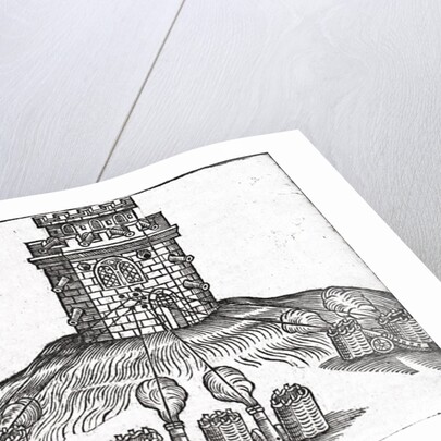 Illustration of siege warfare by English School