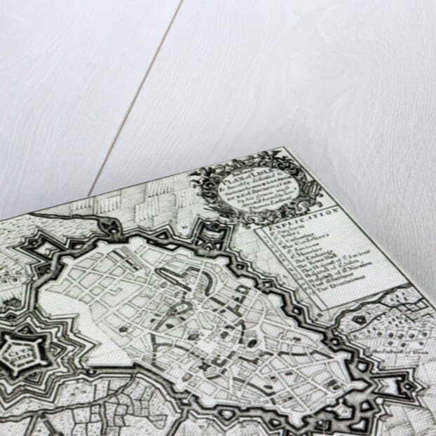 Plan of Lisle, 1736 by Thomas Lediard