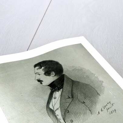 Portrait of Napoleon III as a young man, 1839 by Alfred d' Orsay