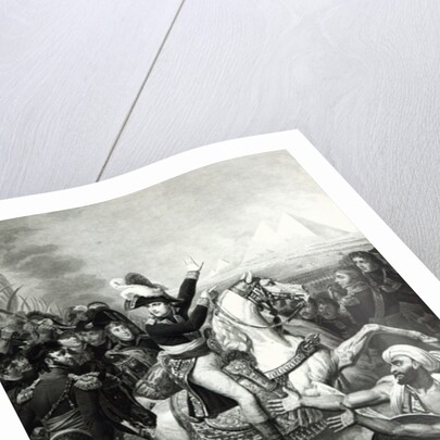 Portrayal of Napoleon as the Conquering Hero in Egypt by French School