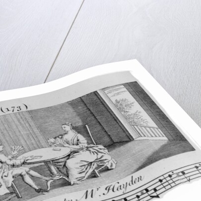 Illustration to Sheet Music by Joseph Haydn by English School