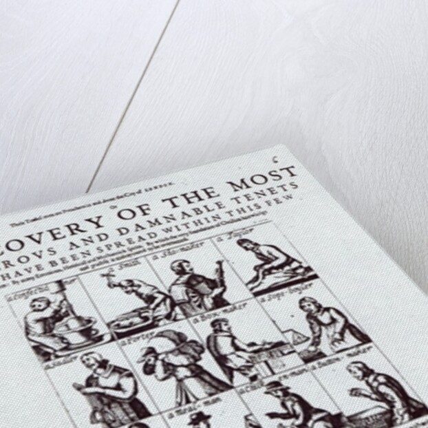 A Discovery of the Most Dangerous and Damnable Tenets that have been spread within this few by English School