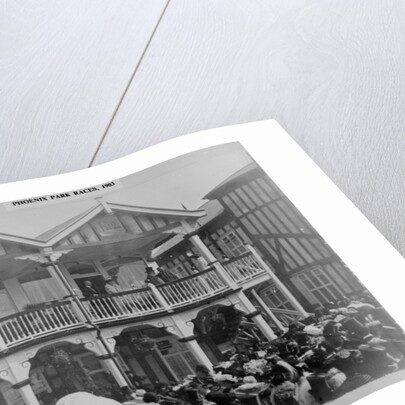 The first Phoenix Park Races, 1903 by English Photographer