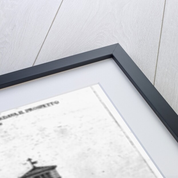The Benediction Loggia of the Old Vatican Basilica with a view of Giotto's Mosaic by Giovanni Battista Falda