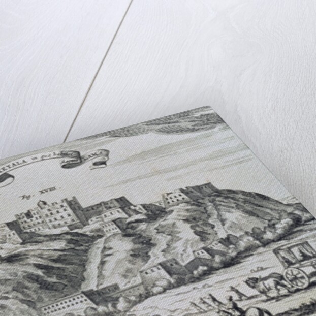 View of Lhasa, capital of Tibet by Atanasio Kirchen