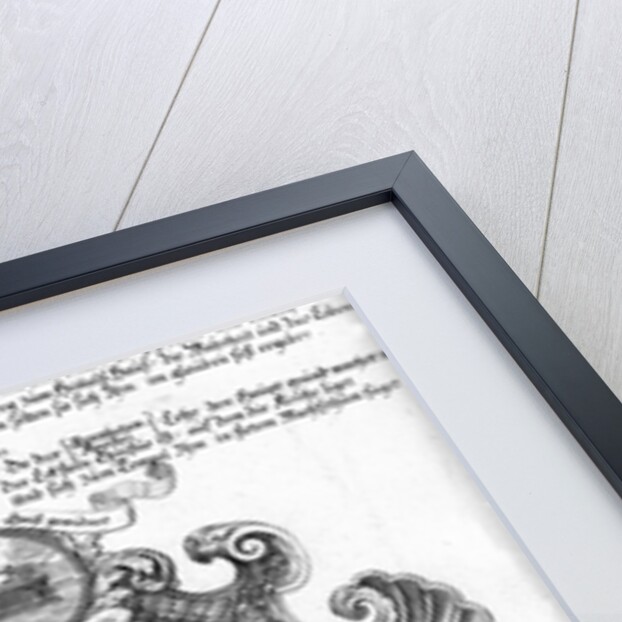 Pictorial representation of Saint Paul's Epistle to the Ephesians 2. 19-22 by German School