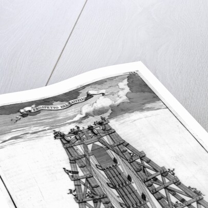 Erecting the Ancient Egyptian Obelisk in St. Peter's Square by Carlo (after) Fontana