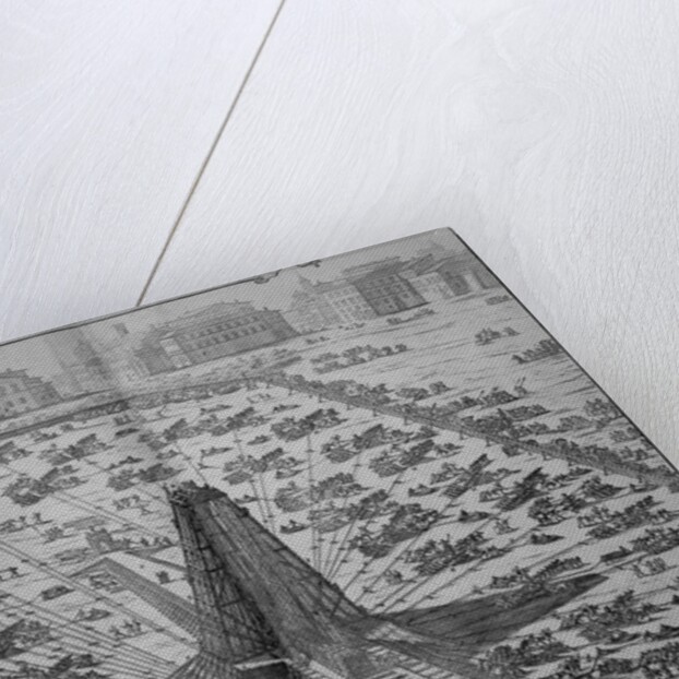 Erecting the Ancient Egyptian Obelisk in St. Peter's Square, Rome by Italian School