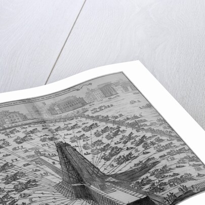 Erecting the Ancient Egyptian Obelisk in St. Peter's Square, Rome by Italian School