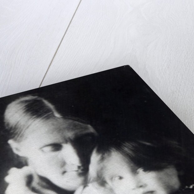 Virginia Woolf, with her mother Julia, 1884 by English Photographer