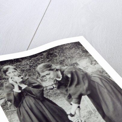 Virginia and Vanessa Stephen, in St. Ives, 1894 by English Photographer