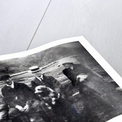 James and Lytton Strachey with Thoby, Adrian and Virginia Stephen in Fritham, Hampshire, 1901 by English Photographer
