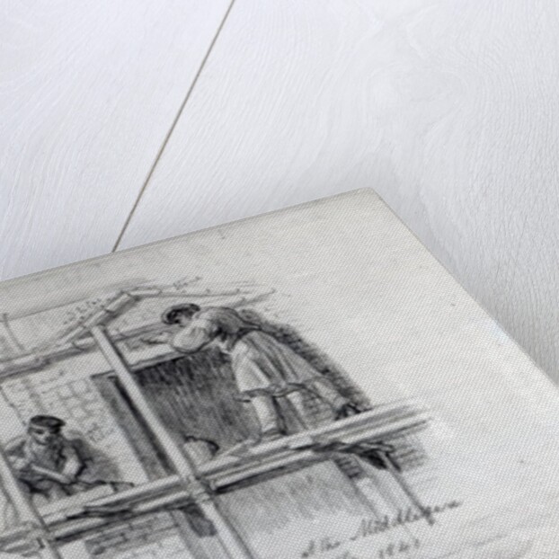 Erecting Porticos at Newham Street and Middlesex Hospital, London, 1833 and 1840 by George the Elder Scharf