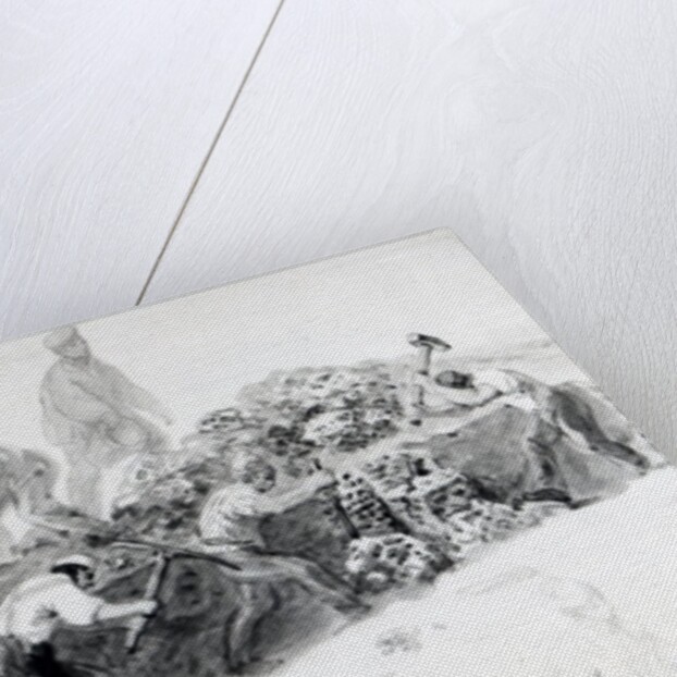 Digging a hole for the foundations of the Royal College of Surgeons, 1834 by George the Elder Scharf