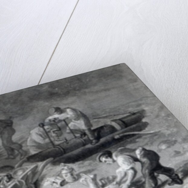 The Laying of the Water-Main in Tottenham Court Road, 1834 by George the Elder Scharf