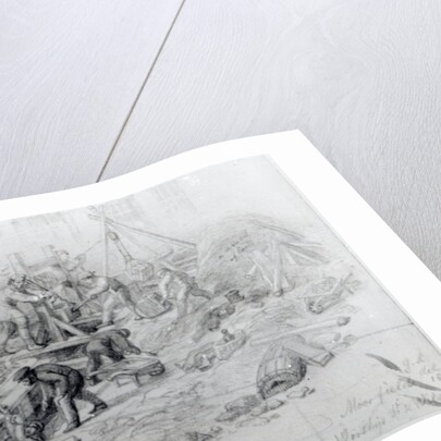 Enlarging the sewers at Moorfields, London, 1841 by George the Elder Scharf