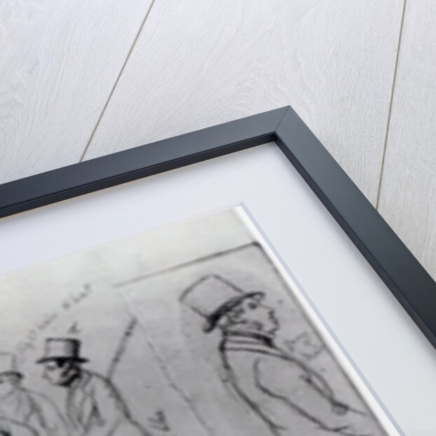 Builders and Surveyors at the rebuilding of the British Museum, 1844 by George the Elder Scharf