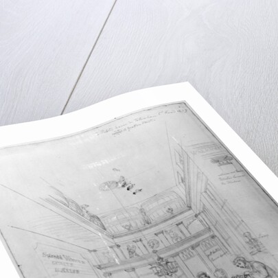 A London Liquor Shop, 1839 by George the Elder Scharf