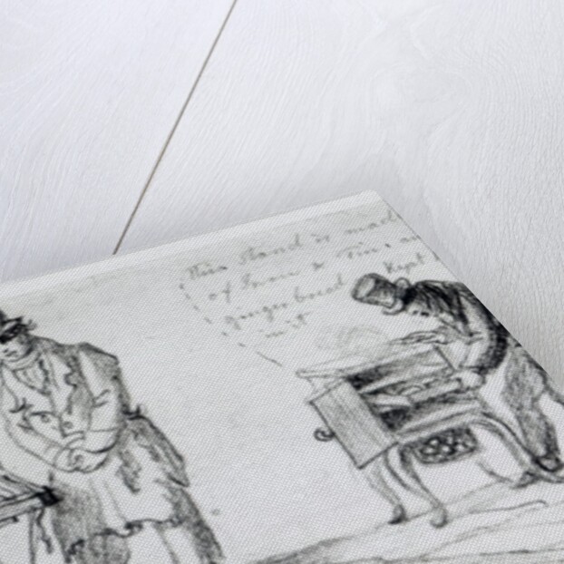 Biscuit and Gingerbread stalls at Charing Cross, 1820-30 by George the Elder Scharf