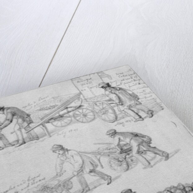 Street Traders, London, 1842 by George the Elder Scharf