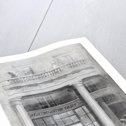 Westminster Diary, The Quadrant, Regent Street, London 1825 by George the Elder Scharf