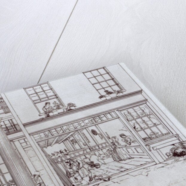 The Quadrant, Regent Street and Golden Lane, London, c.1829 by George the Elder Scharf