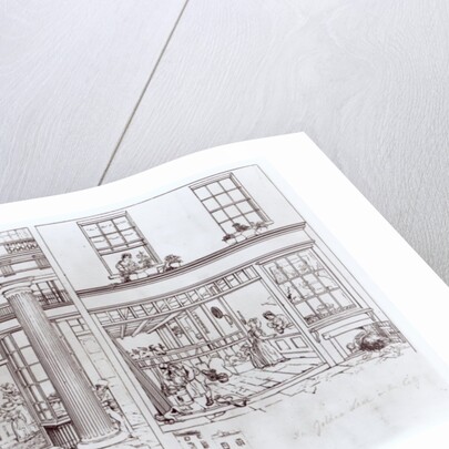 The Quadrant, Regent Street and Golden Lane, London, c.1829 by George the Elder Scharf