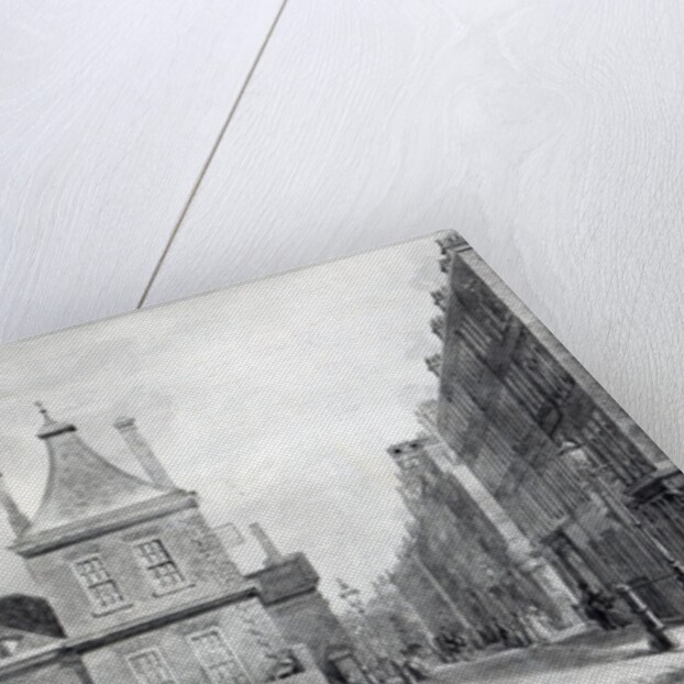 Montague House, Bloomsbury, London 1845-49 by George the Elder Scharf