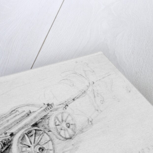 Brewer's Dray in Francis Street, 1833 by George the Elder Scharf