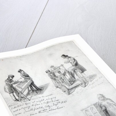 Musicians on the streets of London, 1841-43 by George the Elder Scharf