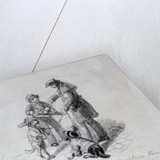 Street Performers, c.1839-43 by George the Elder Scharf