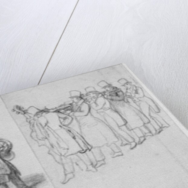 London Street Musicians, c.1820-30 by George the Elder Scharf