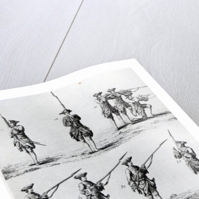 Instructions for a Bayonet Drill, 1794 by English School