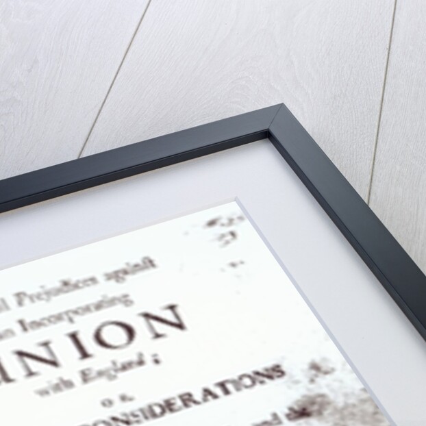 Pamphlets showing both sides of the Anglo-Scottish union debate, 1707 by English School