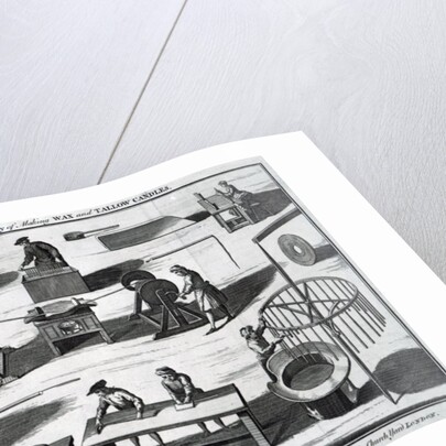 The Art and Mystery of Making Wax and Tallow Candles by English School