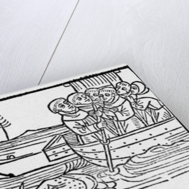 Illustration from 'The Voyage of St. Brendan' by German School