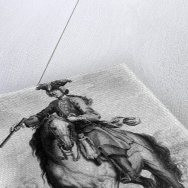 Prince Charles Edward Stuart at the Battle of Prestonpans, c.1745 by English School