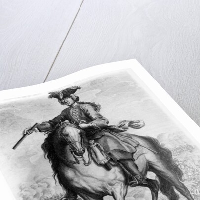 Prince Charles Edward Stuart at the Battle of Prestonpans, c.1745 by English School